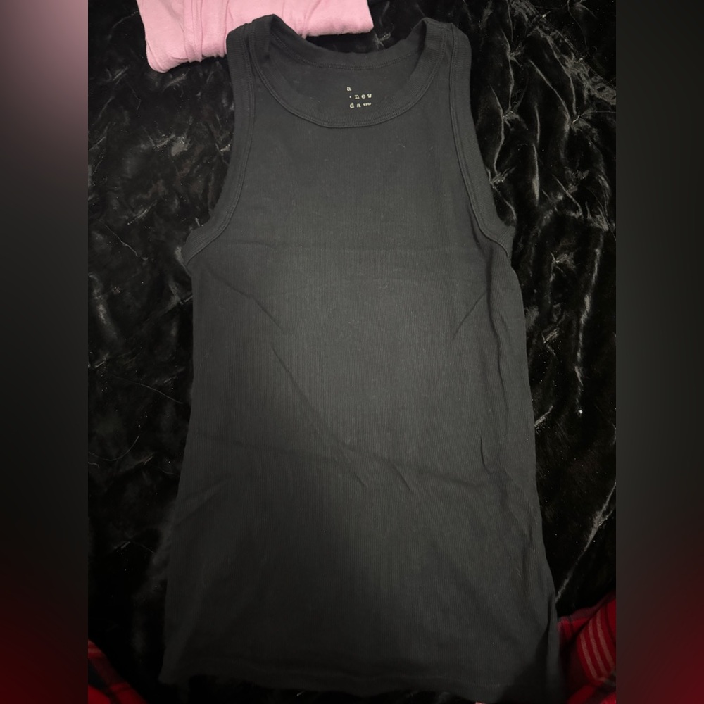 a new day Black Sleeveless Top